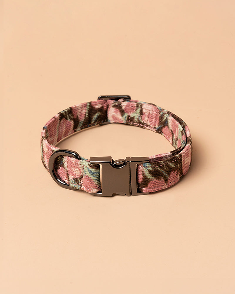 Handmade Dog Collar- Garden Tulip