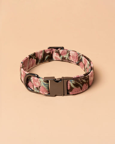 Handmade Dog Collar- Garden Tulip