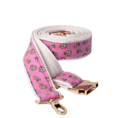 Handmade Collar Leash Matching Set - Floral Delight