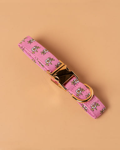 Handmade Dog Collar -Floral Delight