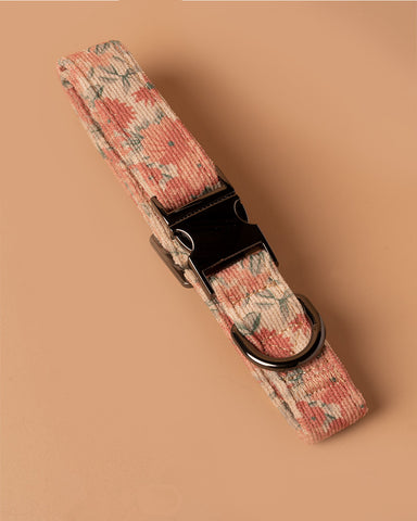 Handmade Dog Collar- Garden Rose