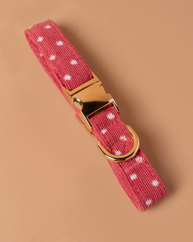 Handmade Dog Collar- Polka Dots