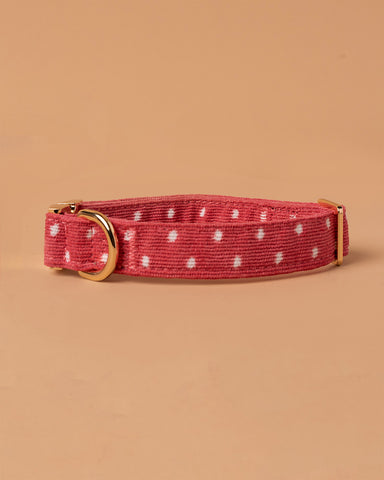 Handmade Dog Collar- Polka Dots