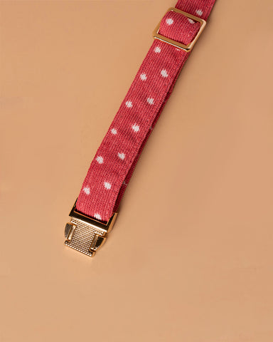 Handmade Dog Collar- Polka Dots