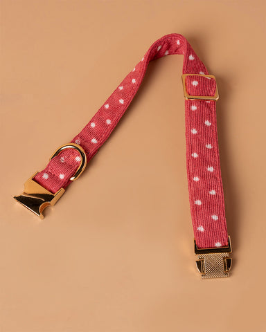 Handmade Dog Collar- Polka Dots