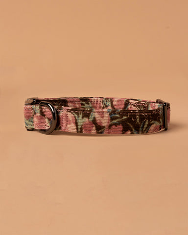 Handmade Dog Collar- Garden Tulip