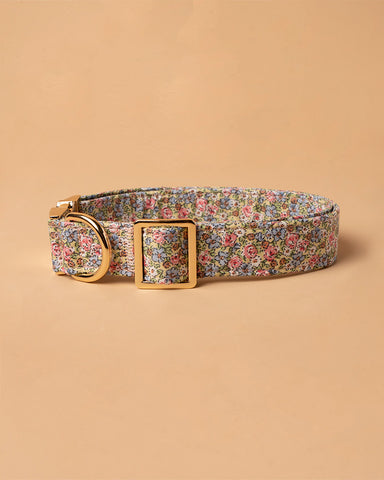 Handmade Dog Collar- Whisper Petals