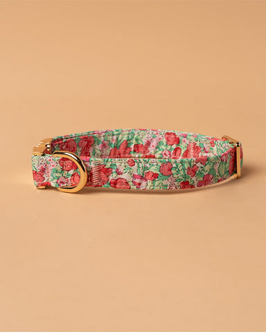 Handmade Dog Collar-Rose Garden