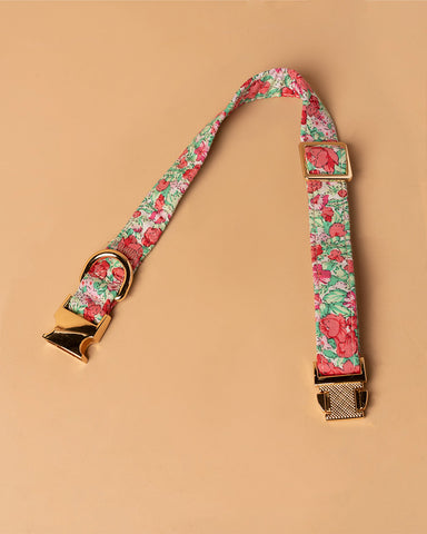 Handmade Dog Collar-Rose Garden