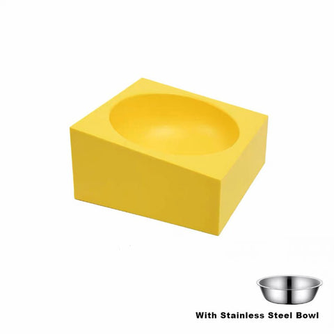 Building Block Pet Food Bowl Dog Bowl Cat Bowl Combined Double Bowl Pet Bowl Pet Supplies