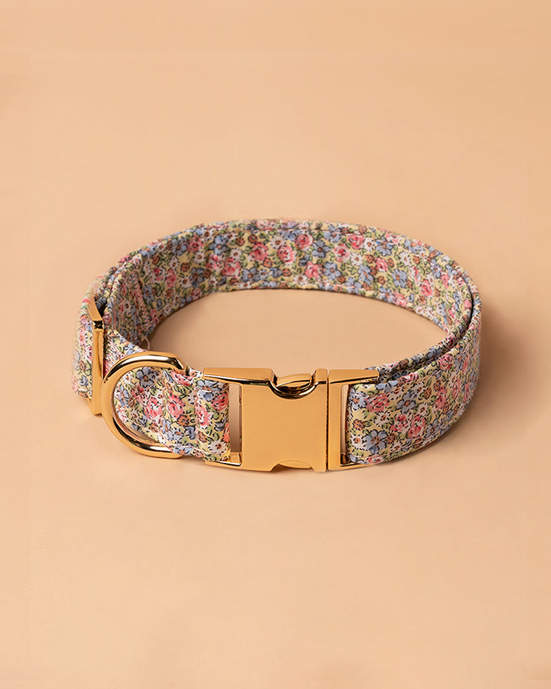 Handmade Dog Collar- Whisper Petals