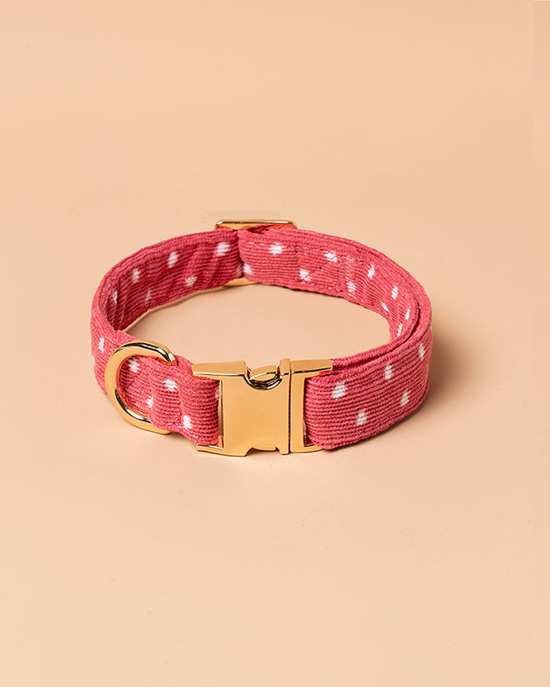 Handmade Dog Collar- Polka Dots