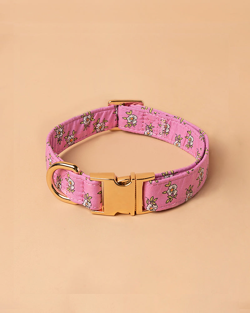 Handmade Dog Collar -Floral Delight