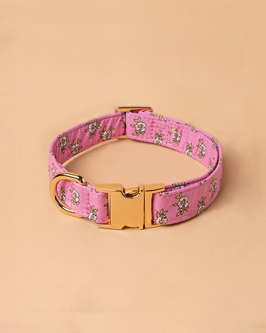 Handmade Dog Collar -Floral Delight